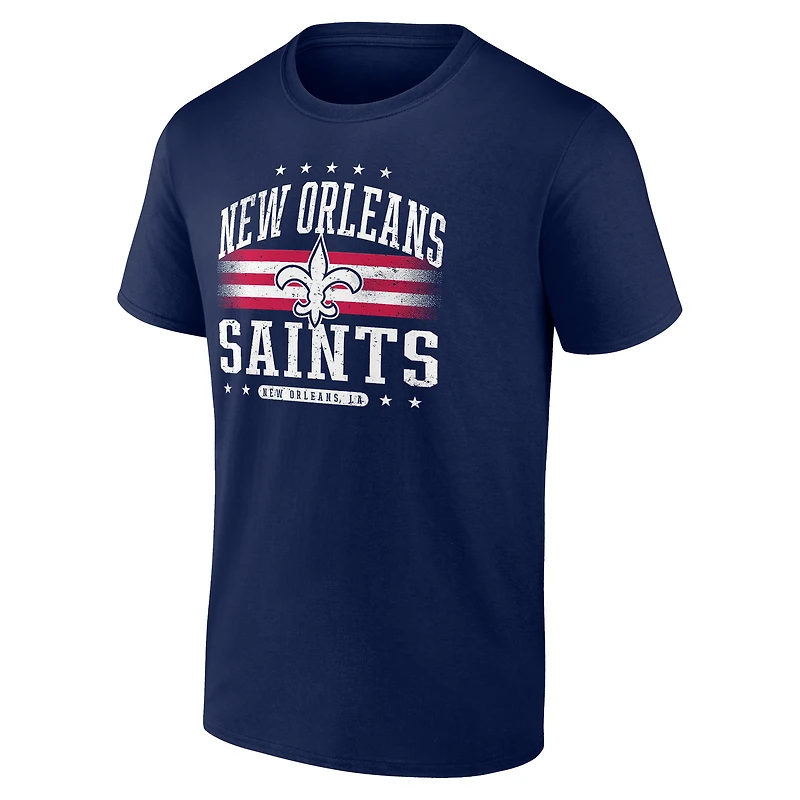 Men's Fanatics  Navy New Orleans Saints Americana T-Shirt