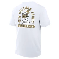 Men's Fanatics White New Orleans Saints Fluid Motion Legacy T-Shirt