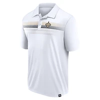 Men's Fanatics White New Orleans Saints Victory For Us Interlock Polo