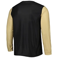 Ensemble de pyjama noir FOCO New Orleans Saints Wordmark Ugly pour homme