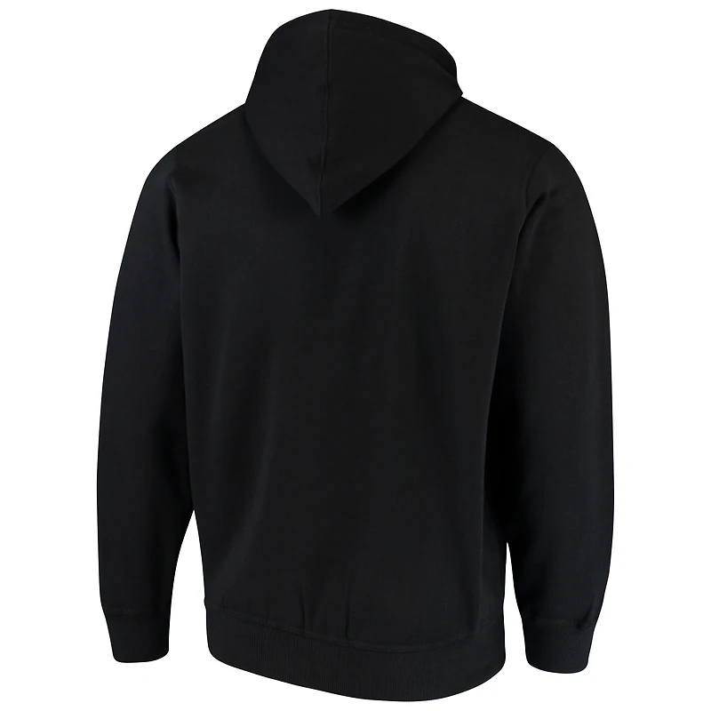 Sweat à capuche entièrement zippé avec logo principal des Saints de la Nouvelle-Orléans G-III Sports by Carl Banks pour homme, noir