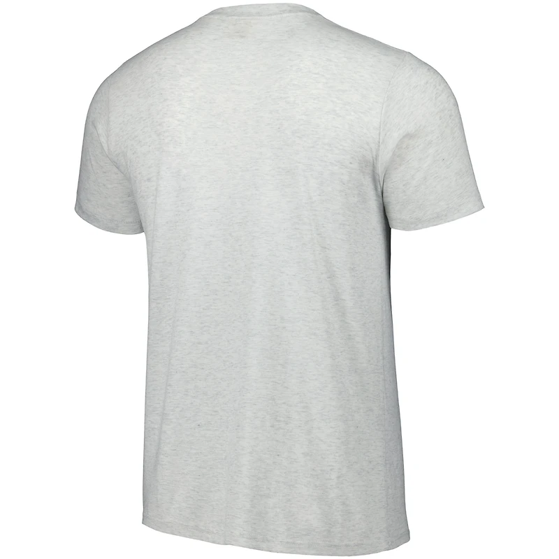 Men's Homage Ash New Orleans Saints Jazz Hyper Local Tri-Blend T-Shirt