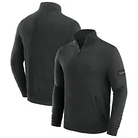 Men's J. Palmer Black New Orleans Saints Franchise Quarter-Zip Sweater