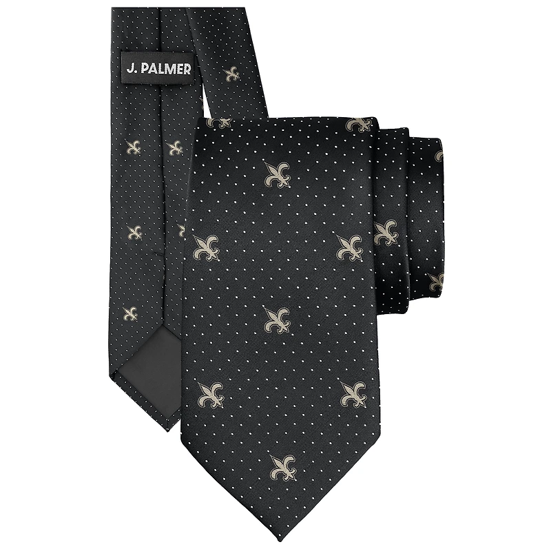 Men's J. Palmer New Orleans Saints Game Day Polka Dot Tie