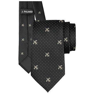 Cravate à pois J. Palmer pour homme, motif New Orleans Saints, pour le jour du match