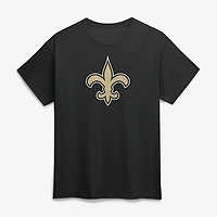 Men's Logo Athletic  Black New Orleans Saints Primary T-Shirt