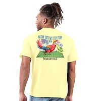 T-shirt tongs Margaritaville Gold New Orleans Saints pour homme