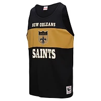 Débardeur rétro colorblock noir Mitchell & Ness pour homme
