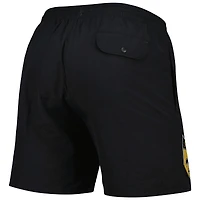 Short en nylon pour homme Mitchell & Ness Team Essentials des Saints de la Nouvelle-Orléans, noir