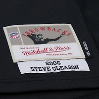 Maillot réplique Mitchell & Ness Steve Gleason noir New Orleans Saints Legacy pour hommes