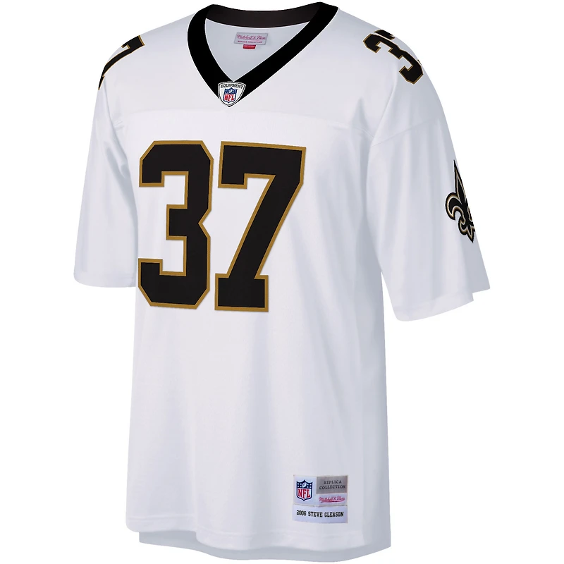 Maillot de réplique joueur retraité Mitchell & Ness Steve Gleason des New Orleans Saints Big Tall 2006 pour hommes