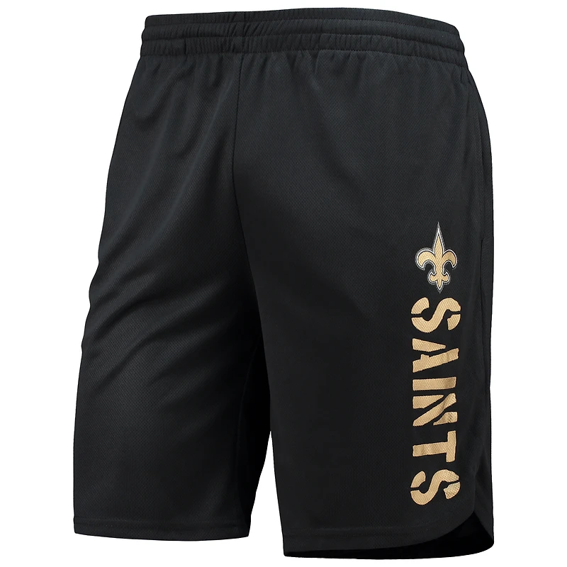 Men's MSX by Michael Strahan Black New Orleans Saints Training Shorts