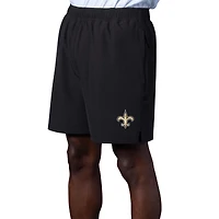 Short de performance noir MSX by Michael Strahan pour homme, édition d'essai des New Orleans Saints