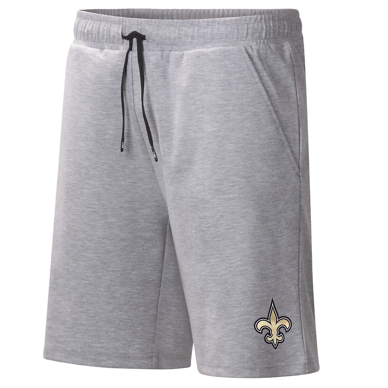 Men's MSX by Michael Strahan Heather Gray New Orleans Saints Trainer Shorts