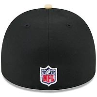Men's New Era Black/Gold Orleans Saints 2025 NFL Draft On Stage A-Frame 59FIFTY Fitted Hat
