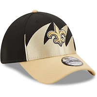 Men's New Era Black/Gold Orleans Saints Surge 39THIRTY - Flex Hat