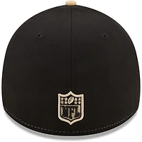 Men's New Era Black/Gold Orleans Saints Surge 39THIRTY - Flex Hat