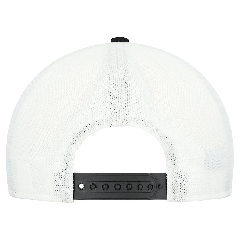 Casquette ajustable New Era 19TWENTY noire/blanche avec écusson des Saints de la Nouvelle-Orléans pour homme
