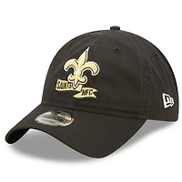 Men's New Era Black New Orleans Saints 2022 Sideline 9TWENTY Adjustable Hat