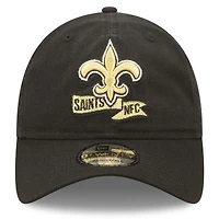 New Era pour homme New Orleans Saints 2022 Sideline - Casquette réglable couleur équipe 9TWENTY