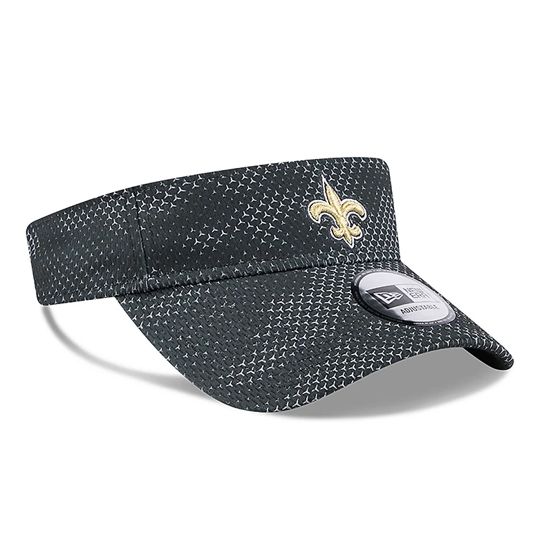 Men's New Era  Black New Orleans Saints 2024 Sideline Visor