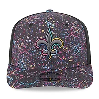 Men's New Era Black New Orleans Saints 2025 NFL Crucial Catch 9SEVENTY Adjustable Hat