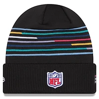 Bonnet à revers New Era noir New Orleans Saints 2025 NFL Crucial Catch pour homme