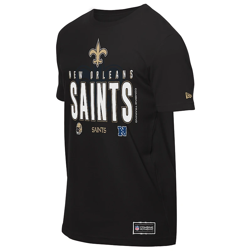 Men's New Era  Black Orleans Saints 2025 NFL Training Camp T-Shirt