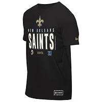 Men's New Era  Black Orleans Saints 2025 NFL Training Camp T-Shirt