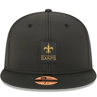 Men's New Era Black Orleans Saints 2025 Sideline  59FIFTY Fitted Hat