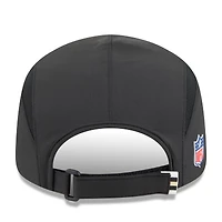 Men's New Era Black New Orleans Saints 2025 Sideline  Runner Adjustable Hat