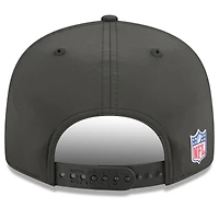 Men's New Era Black New Orleans Saints 2025 Sideline  Split Panel 9FIFTY Snapback Hat