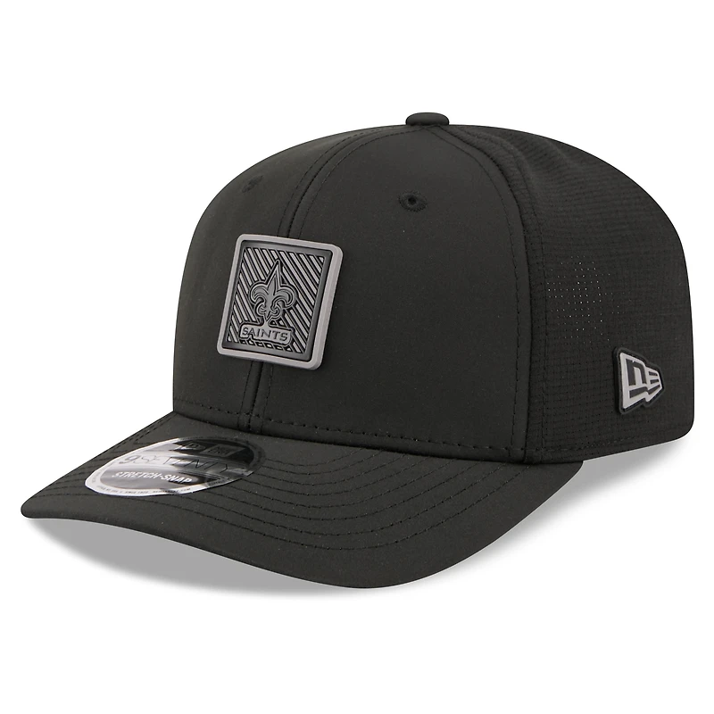 Men's New Era Black New Orleans Saints 2026 NFL Training Camp 9SEVENTY Adjustable Hat