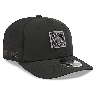 Men's New Era Black New Orleans Saints 2026 NFL Training Camp 9SEVENTY Adjustable Hat