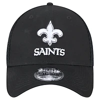 Casquette flexible 39THIRTY noire des New Orleans Saints Era pour hommes