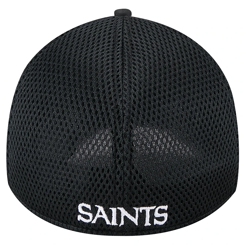 Casquette flexible 39THIRTY noire des New Orleans Saints Era pour hommes