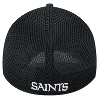 Casquette flexible 39THIRTY noire des New Orleans Saints Era pour hommes