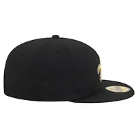 Men's New Era Black Orleans Saints 59FIFTY Fitted Hat