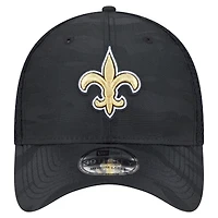 Men's New Era Black Orleans Saints Active Camo 39THIRTY Flex Hat