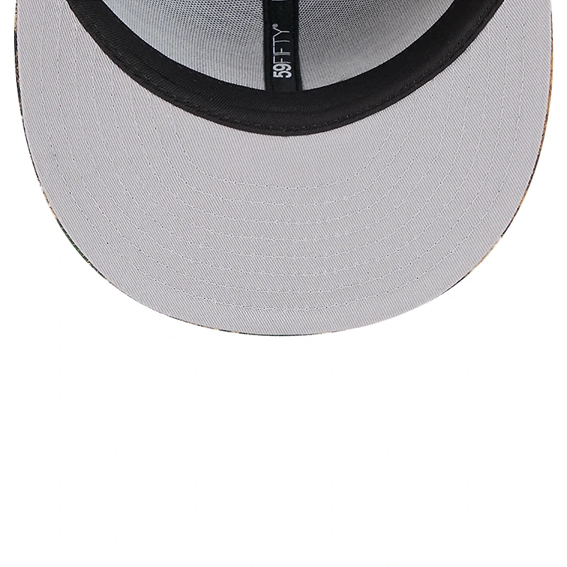 Men's New Era Black Orleans Saints Active Two-Tone Camo 59FIFTY Fitted Hat