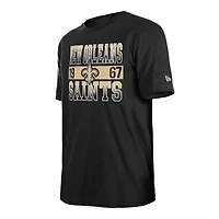 T-shirt New Era noir Orleans Saints City Team pour homme