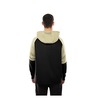 Sweat à capuche raglan blocs de couleurs authentiques New Era pour homme, noir, des Saints la Nouvelle-Orléans