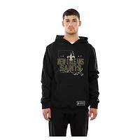Men's New Era Black Orleans Saints Combine Authentic Local State Hoodie