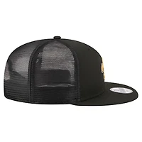 Casquette trucker snapback New Era 9FIFTY Core Team pour homme, noire, New Orleans Saints.