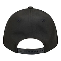 Casquette ajustable New Era 9FORTY noire pour homme, équipe principale des Saints de la Nouvelle-Orléans