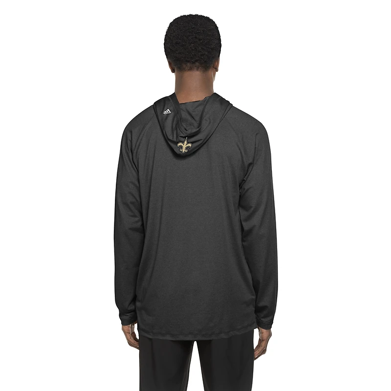 Men's New Era  Black Orleans Saints Functional Fandom Hoodie