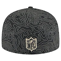 Men's New Era Black Orleans Saints Geo 59FIFTY Fitted Hat
