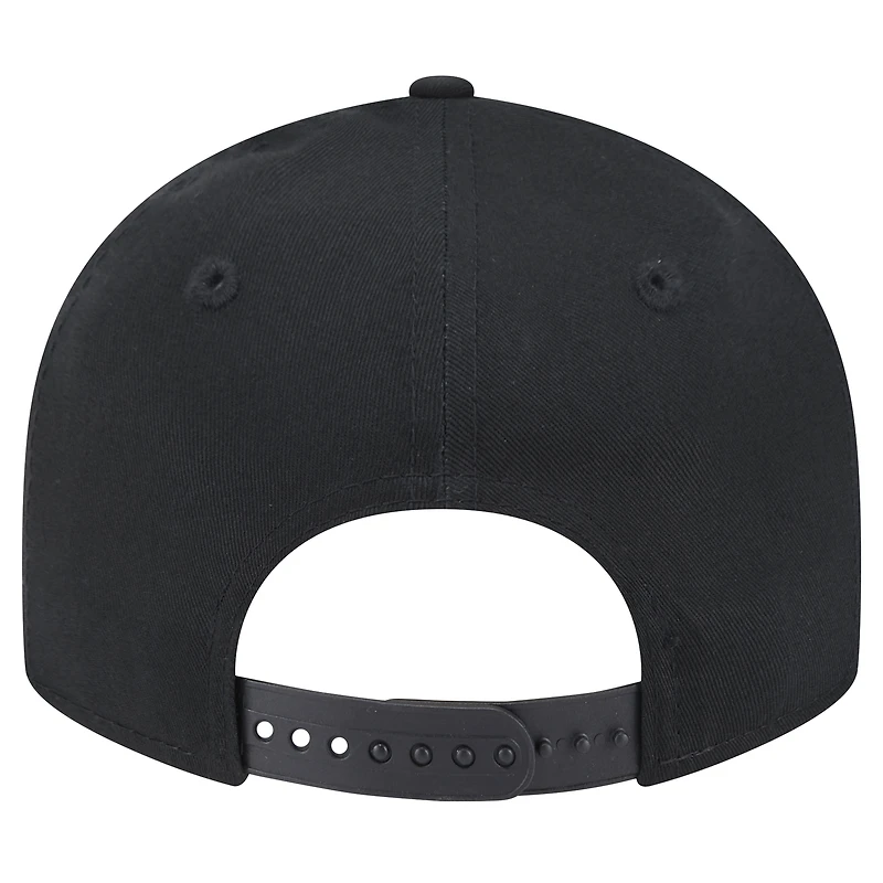 Casquette à visière plate noire New Era New Orleans Saints 9FIFTY pour homme