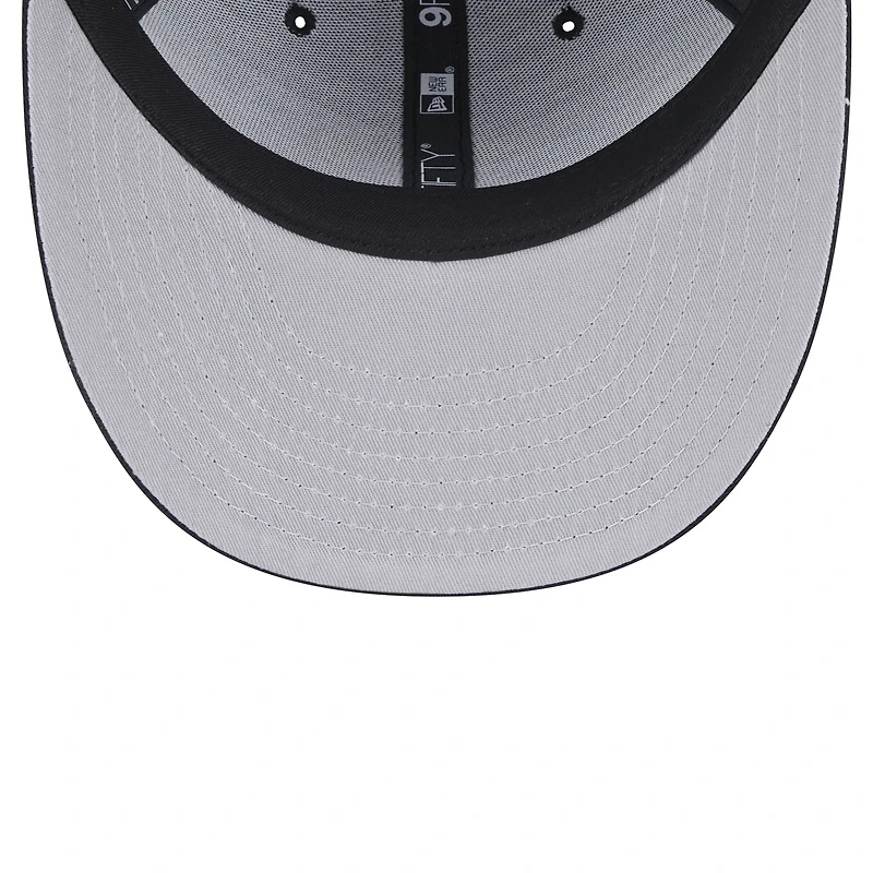 Casquette à visière plate noire New Era New Orleans Saints 9FIFTY pour homme