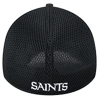 Casquette New Era noire Orleans Saints Main Neo 39THIRTY Flex pour homme